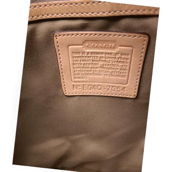 COACH Vintage Carryall Satchel in pink and signature wallet set - Picture 7 of 15